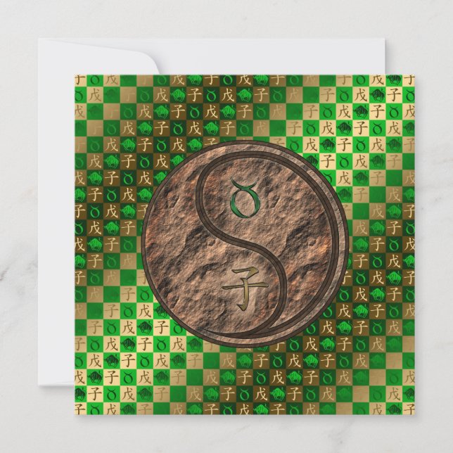 Taurus & Earth Råtta Kort (Framsida)