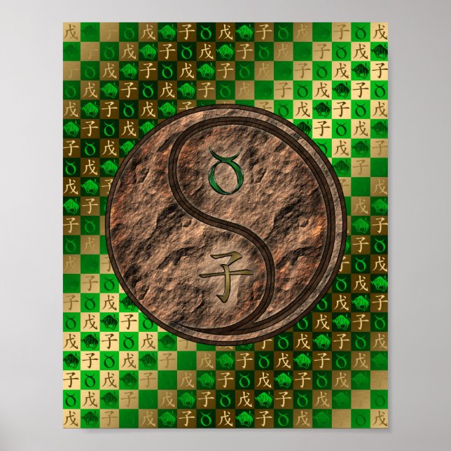 Taurus & Earth Råtta Poster (Framsidan)