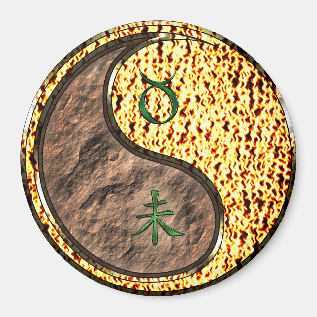 Taurus & Eldgåsen Magnet (Framsidan)