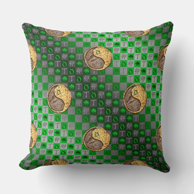 Taurus & Eldräkning Kudde (Framsida)