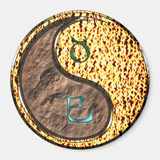 Taurus & Eldsnoge Magnet (Framsidan)