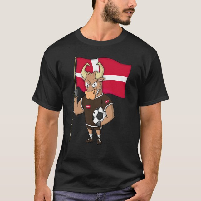 Taurus Fan Denmark T Shirt (Framsida)