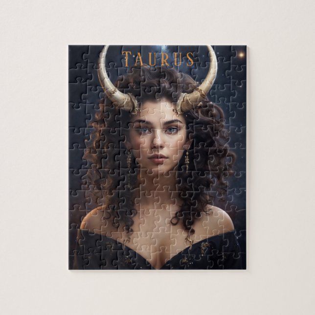 Taurus Female Jigasw Puzzle Pussel (Vertikal)