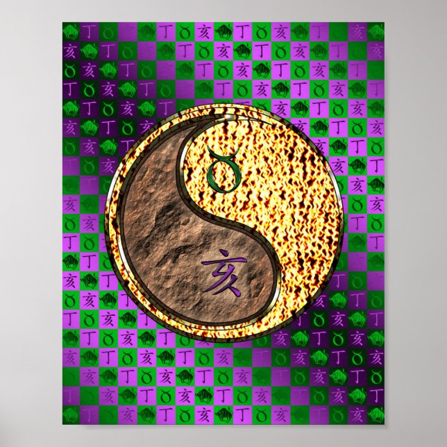 Taurus & Fire Boar Poster (Framsidan)