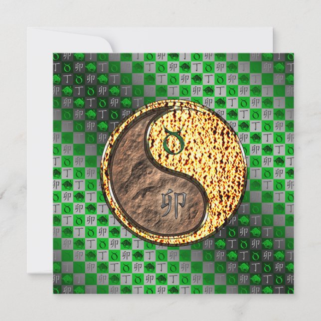 Taurus & Fire Rabbit Kort (Framsida)