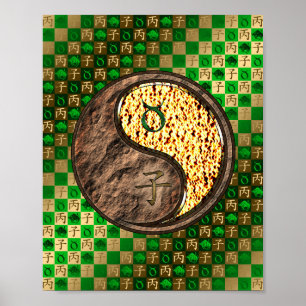 Taurus & Fire Råtta Poster