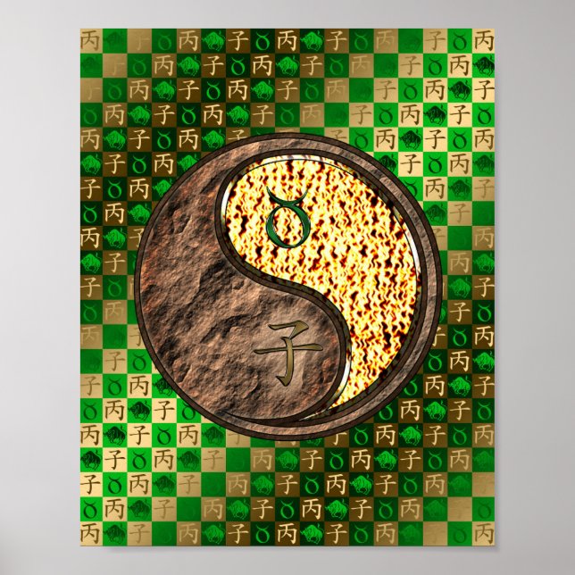 Taurus & Fire Råtta Poster (Framsidan)