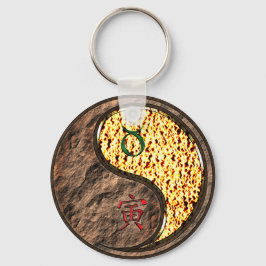 Taurus & Fire Tiger Nyckelring