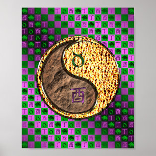 Taurus & Fire Tupp Poster