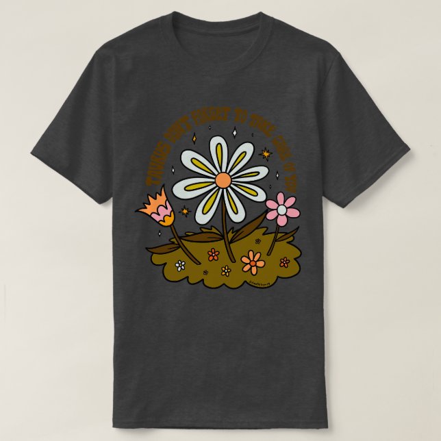 Taurus Flower T Shirt (Design framsida)