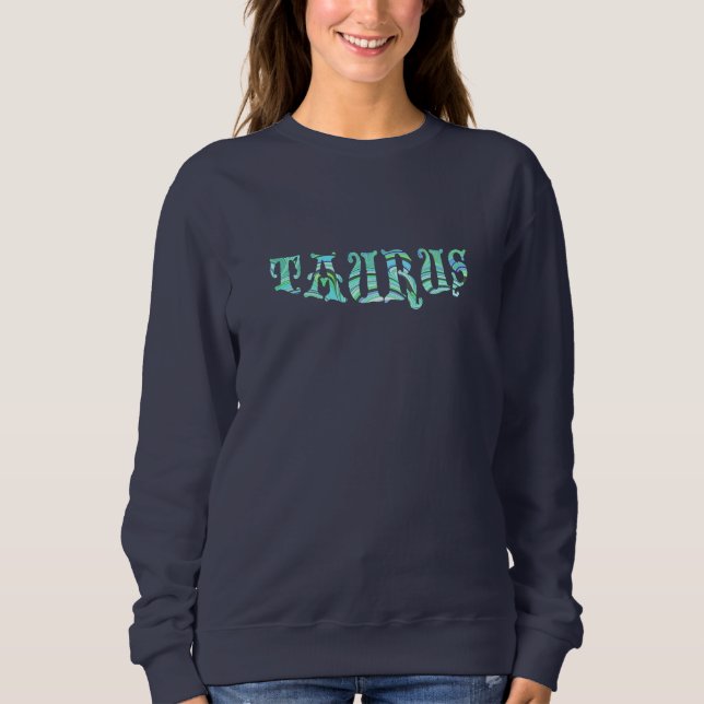 TAURUS Födelsedag i april Stjärntecken maj collage T Shirt (Framsida)
