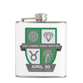 Taurus Födelsedags Crest™ för 20-30 april Fickplunta