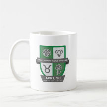 Taurus Födelsedags Crest™ för 20-30 April Mugg