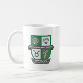 Taurus Födelsedags Crest™ för 20-30 April Mugg
