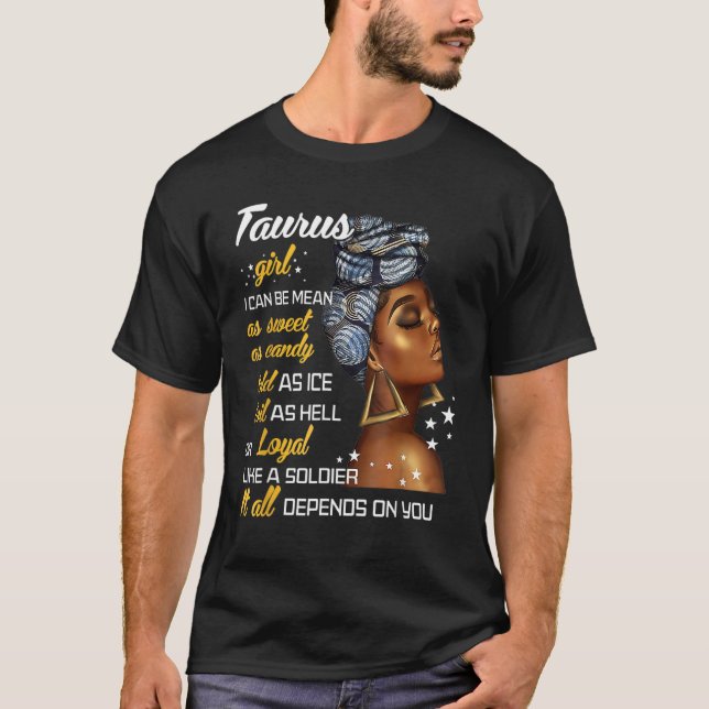 Taurus Girl April eller May Women T Shirt (Framsida)