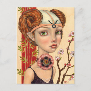 Taurus Girl Vykort