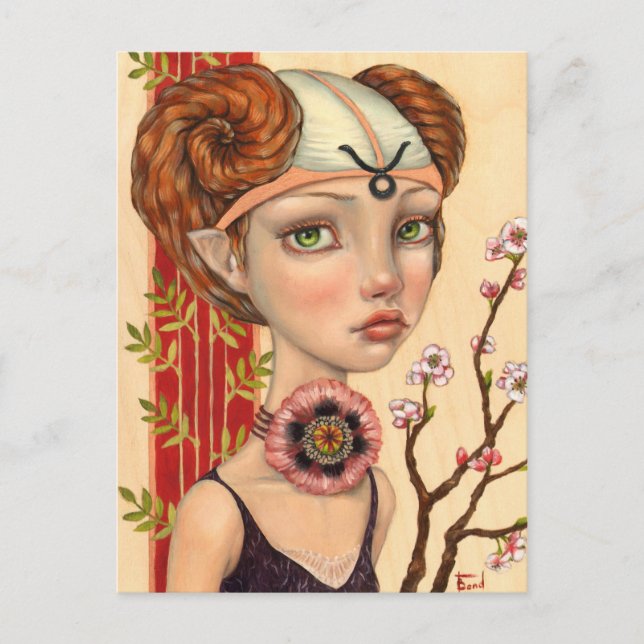Taurus Girl Vykort (Framsida)