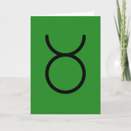 Taurus Greeting Card Kort