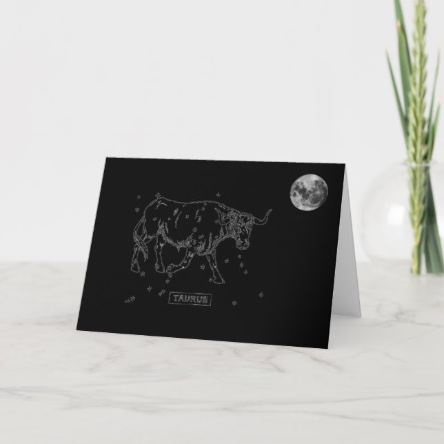 Taurus Greting Card Helgkort (Framsida)