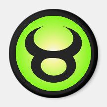 Taurus Horoscope Sign Sunny Grönt