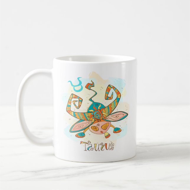 Taurus Horoscope Zodiac 20-20 maj Kaffemugg (Vänster)