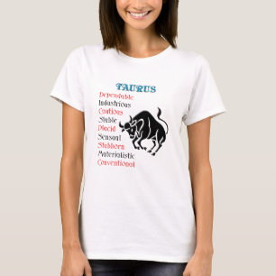 Taurus Horoscope Zodiac-tecken T Shirt