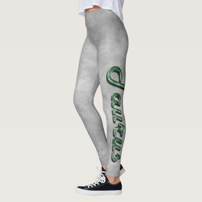 Taurus in Emerald Gemstone Leggings (Vänster)