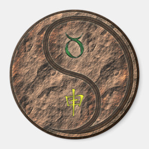 Taurus & Jordapa Magnet