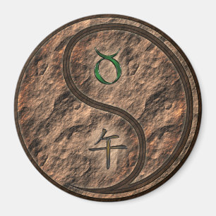 Taurus & Jordhästen Magnet