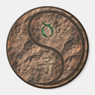 Taurus & Jordråtta Magnet