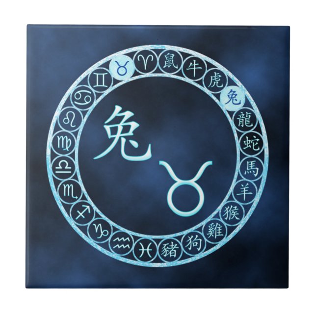 Taurus/kanin Kakelplatta (Framsidan)