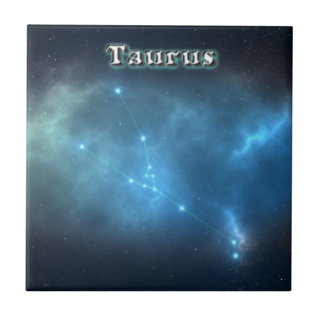 Taurus-konstellation Kakelplatta (Framsidan)