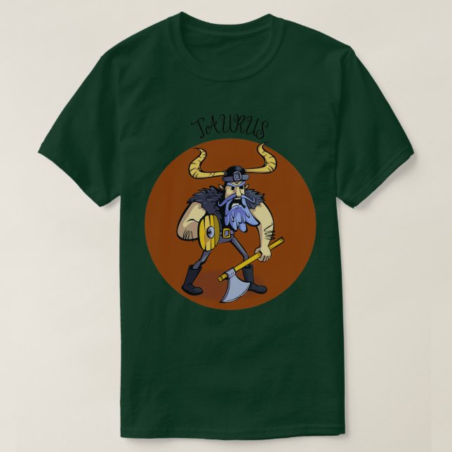 Taurus krigare t shirt (Design framsida)