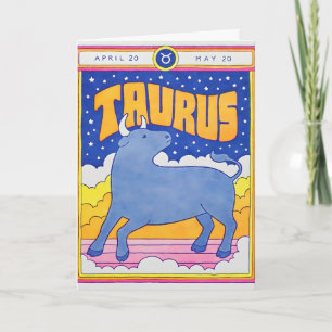 Taurus Letterpress-kort Kort