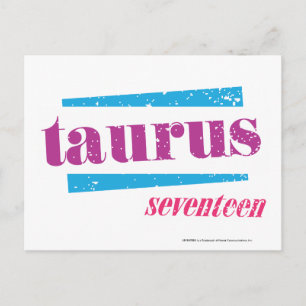 Taurus Lila Vykort