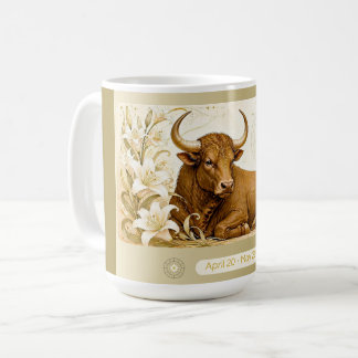Taurus Lily Art Nouveau-mugg Kaffemugg