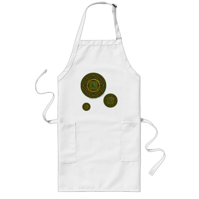 Taurus Mandala Apron Långt Förkläde (Framsidan)