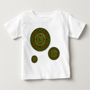 Taurus Mandala Barn och Baby Ljust T-Shirt
