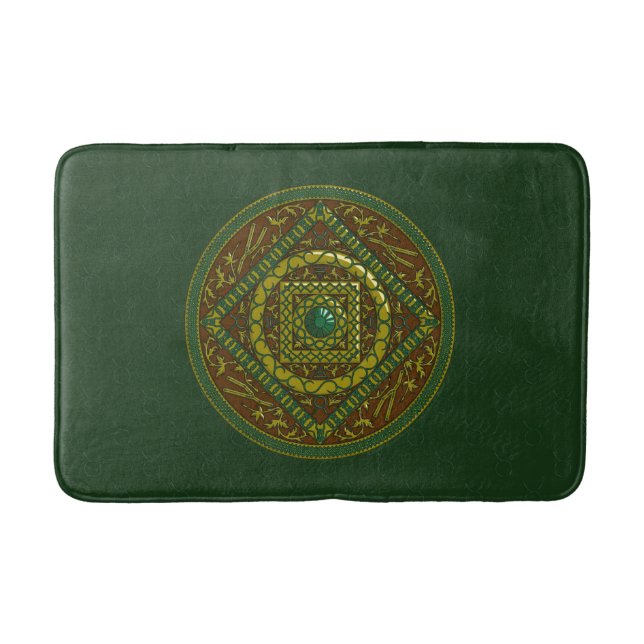 Taurus Mandala Bath Mat Badrumsmatta (Framsidan)