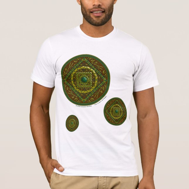 Taurus Mandala Herr Lätt Skjorta Tee (Framsida)