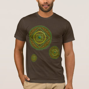 Taurus Mandala Manar Mörk Shirt Tee