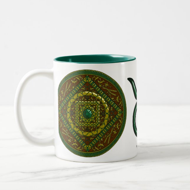 Taurus Mandala Mugg (Vänster)
