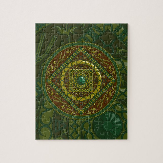 Taurus Mandala Puzzle Pussel (Vertikal)