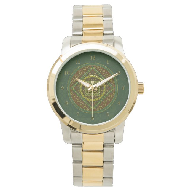Taurus Mandala Watch Armbandsur (Framsida)