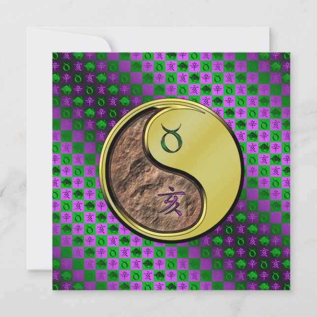 Taurus & Metal Boar Kort (Framsida)