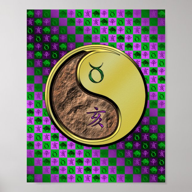 Taurus & Metall Boar Poster (Framsidan)