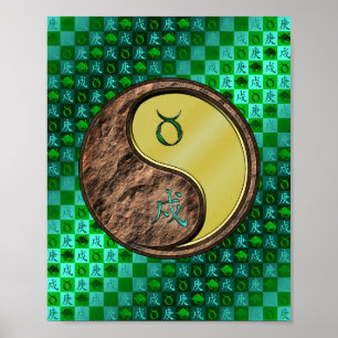 Taurus & Metall Hund Poster