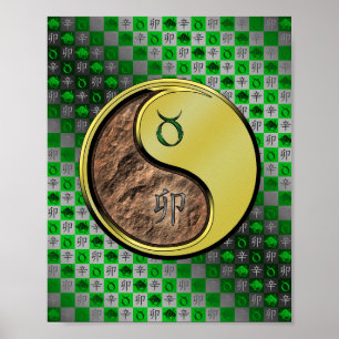 Taurus & Metall Rabbit Poster
