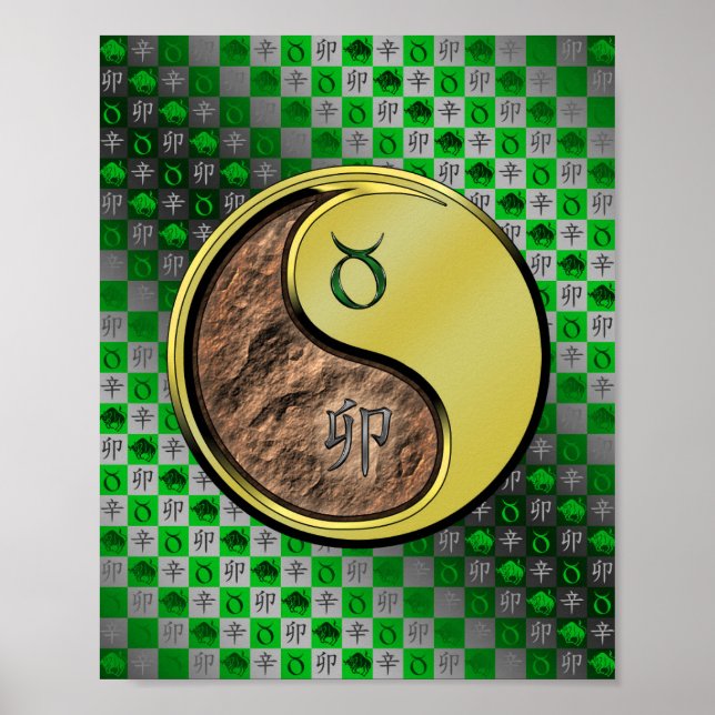 Taurus & Metall Rabbit Poster (Framsidan)