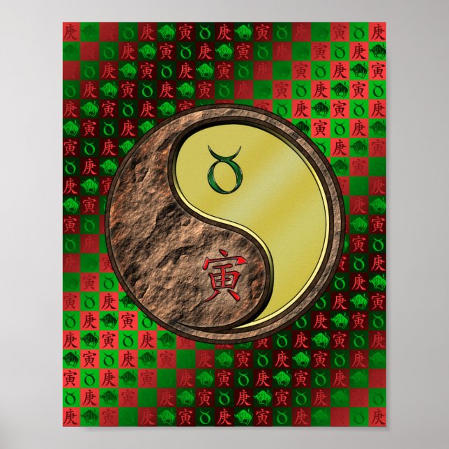 Taurus & Metall Tiger Poster (Framsidan)